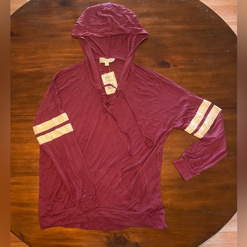 Kohl’s plum combo republic sweatshirt